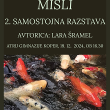 Druga samostojna razstava dijakinje Lare Šramel