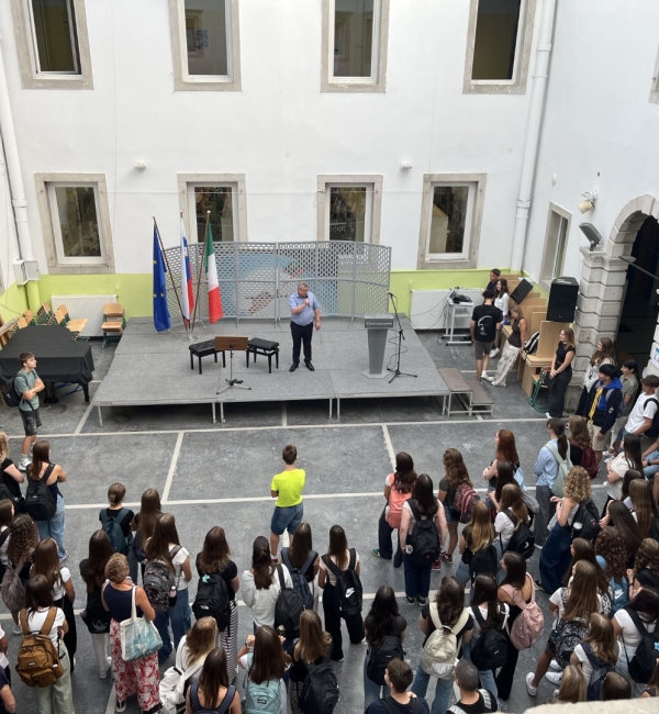 Sprejem novincev na Gimnaziji Koper