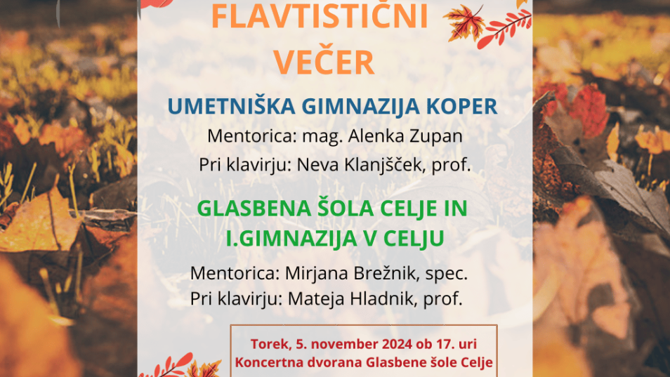 5.11.2024-flavtistični večer